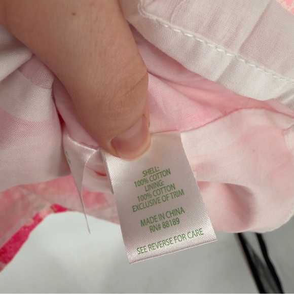 Lilly Pulitzer Ryder Pink Pout PBJ Print Shift Dress Sz 0 - Picture 6 of 8